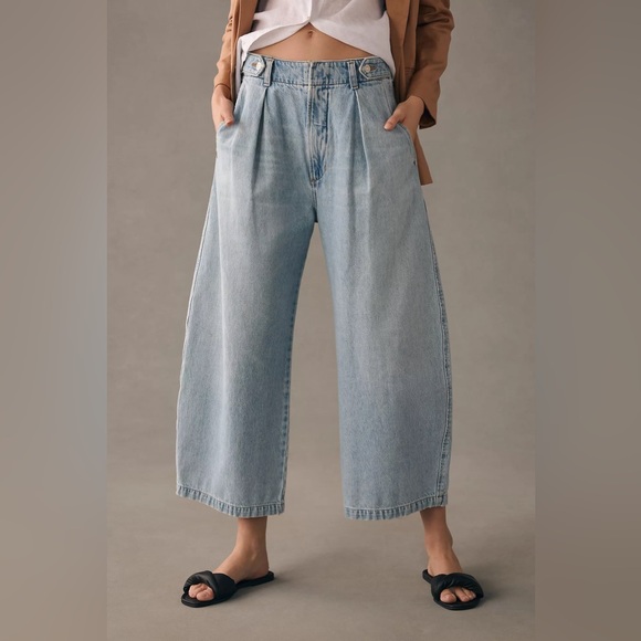 Citizens of Humanity Payton High-Rise Wide Leg Utility Trousers Jeans size 28 - Picture 4 of 12